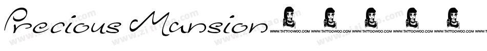 Precious Mansion字体转换